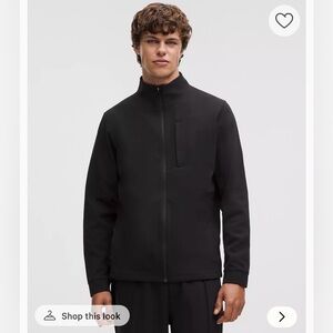 lululemon | sojourn jacket zip up track jacket black mens xxl